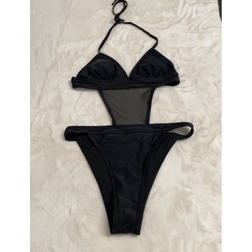 Black Woman Swimsuit Size S